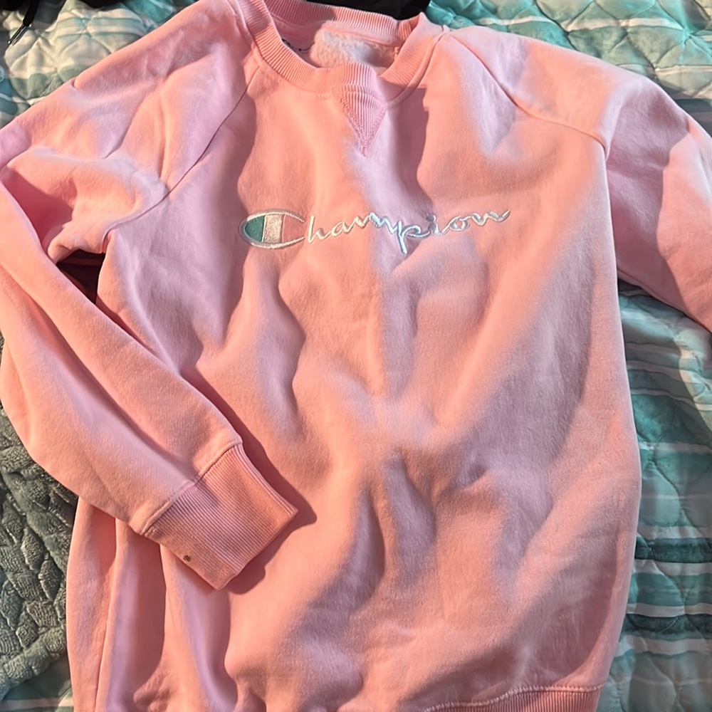 champion crew neck (xl girls)